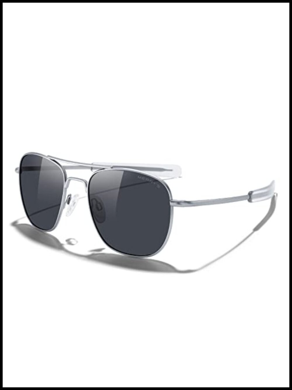 Square Aviator Polarized UV400 Sunglasses for Men